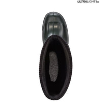 Load image into Gallery viewer, Inner lining of the Ladies Universal Pro Welly Boot in Green. Comfortable, lightweight and durable. Available to buy from Bright Light Boots
